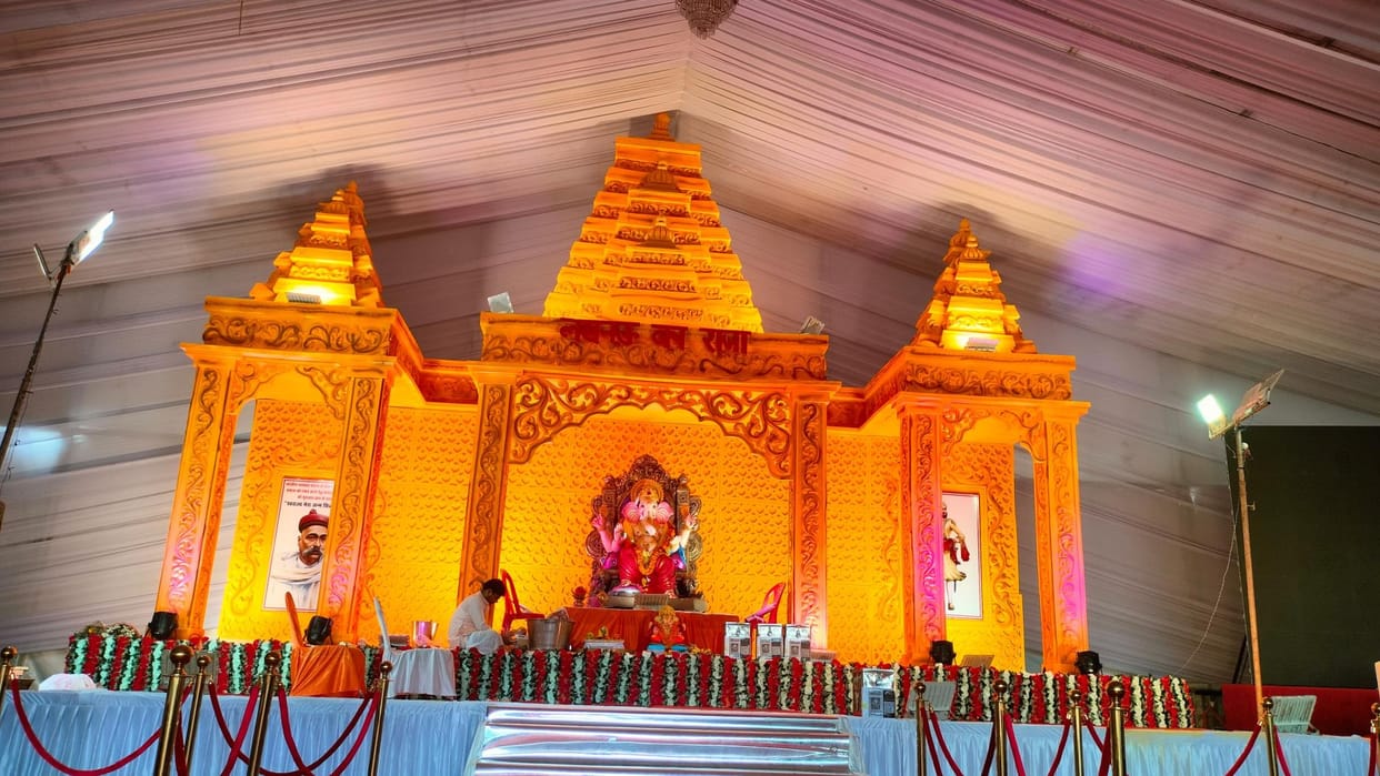 For the last 40 years, he has been bringing the idol of Bappa from Mumbai and installing it