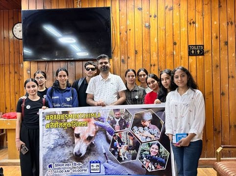 10 volunteers played a role in the rabies campaign