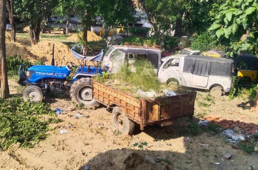 Seized vehicles removed from Ramlila Maidan
