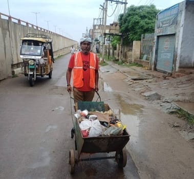 Municipal council teams are busy in making the city clean and beautiful