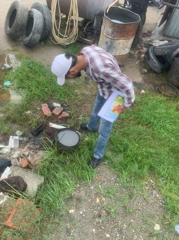 2103 notices served on larva found in 27 days