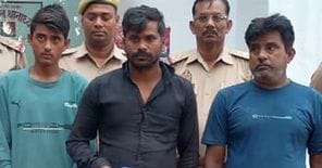 Father-son and another accused of stealing battery arrested