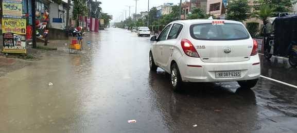 Rain exposed the claims of water drainage
