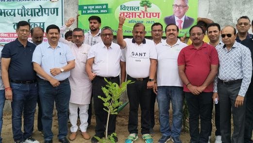 Rotary Club planted 58 trees