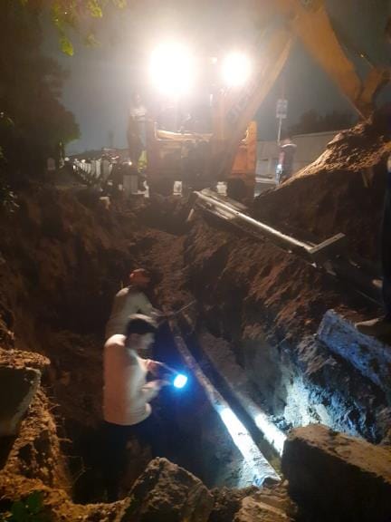 Due to underground cable being cut, 10 thousand houses lost power for 12 hours
