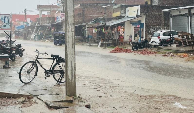 The weather became pleasant due to rain, farmers' faces lit up