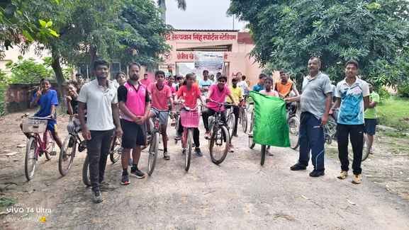 Winners of Sunday on Cycle Run were honored