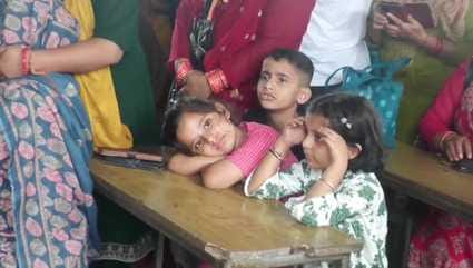 The disaster shook six families, their homes collapsed before their eyes