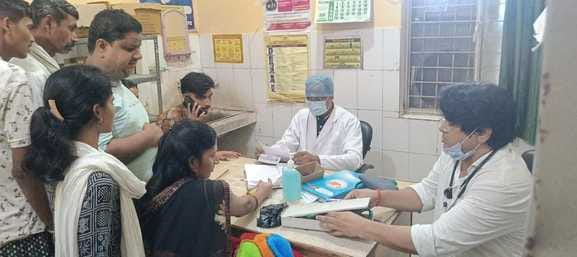 17 patients of typhoid and 29 patients of viral fever found