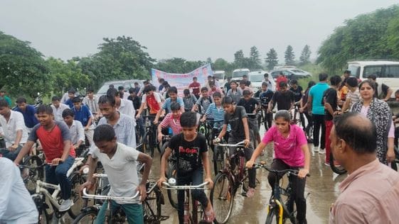 The minister flagged off the cyclothon organised under the drug-free campaign