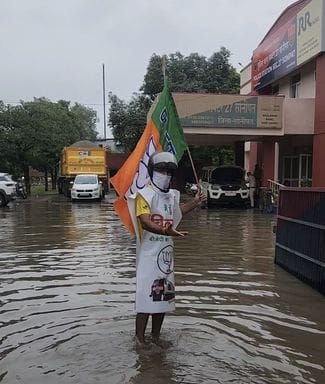 AAP leader performed by becoming a symbolic character of development