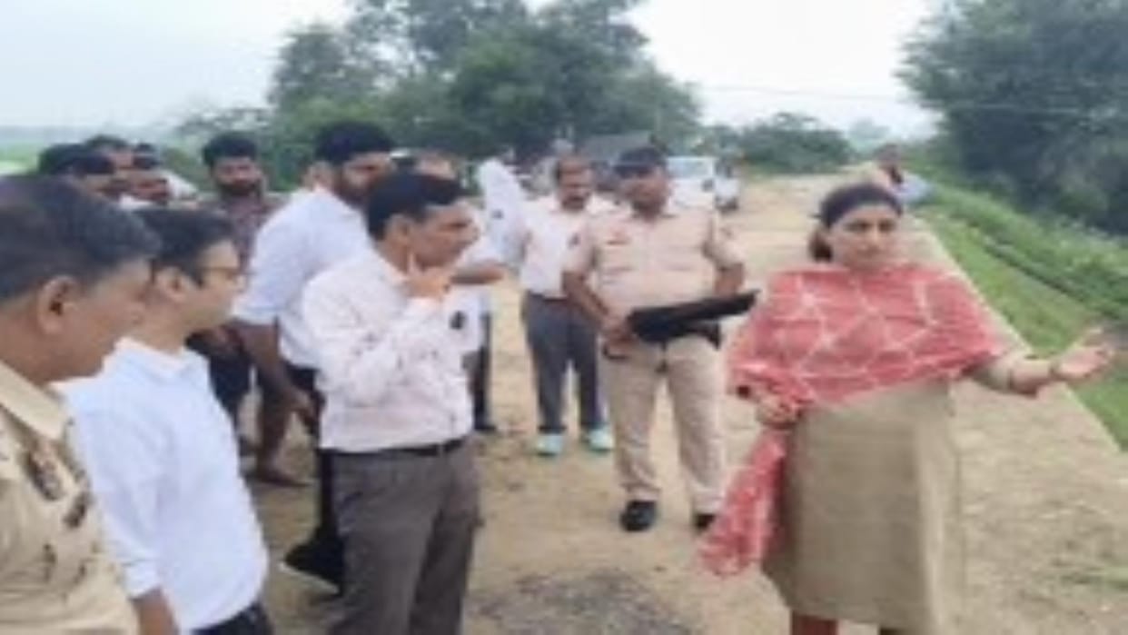 The DC conducted an inspection and said there is no waterlogging anywhere in the district.