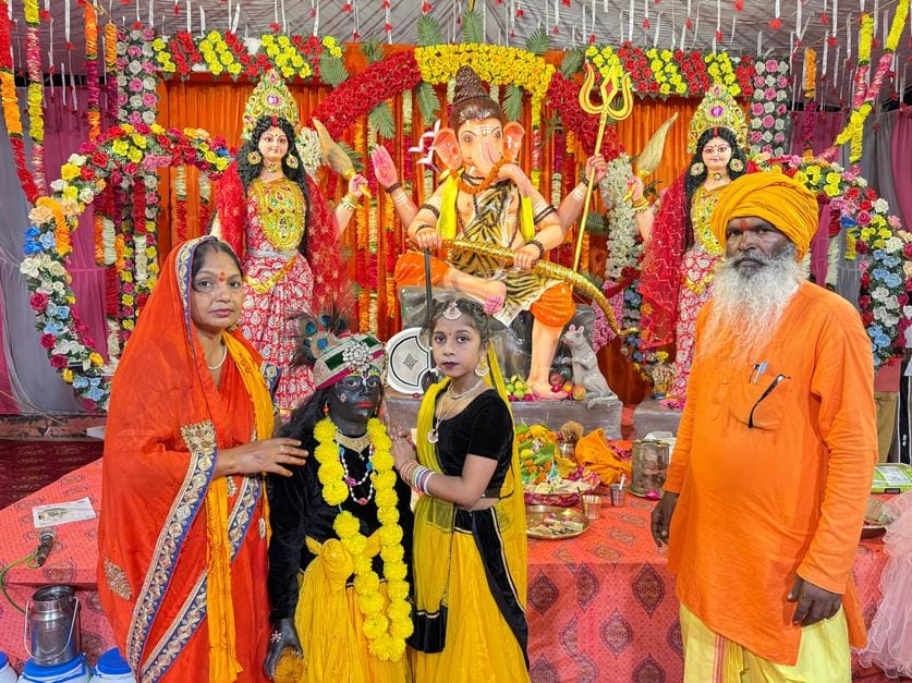 The Pandava city resonated with the chants of Gajanan