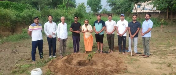 Green Kosli campaign started by planting Rudraksh saplings