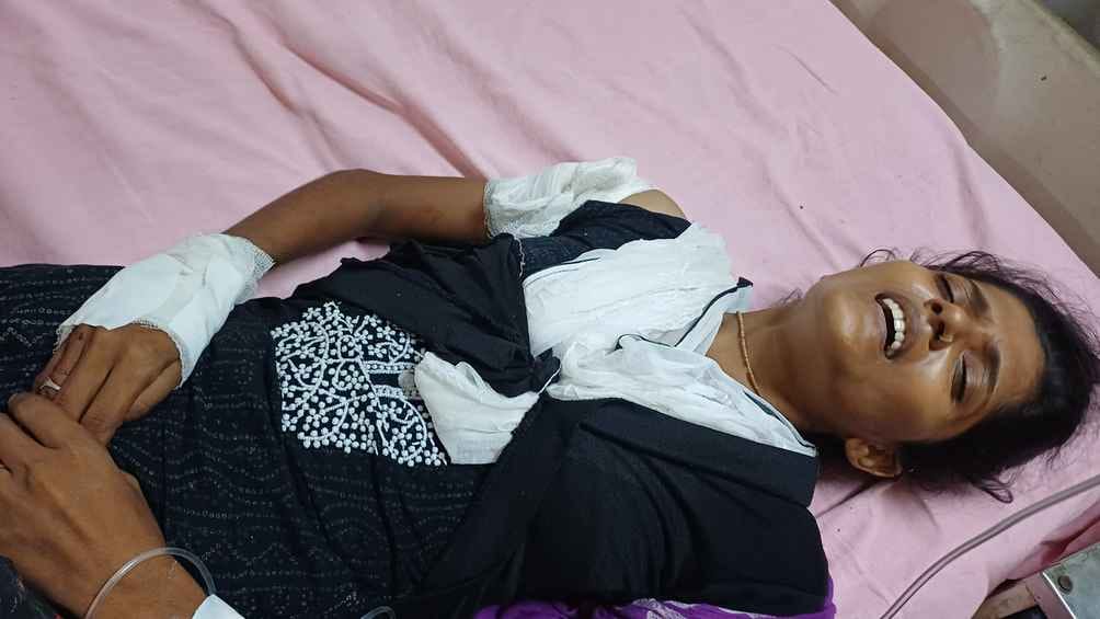 The woman returning from court after the hearing was shot by the attackers