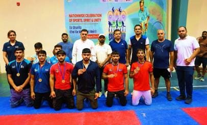 The sports competition conveyed the message of fitness and camaraderie.