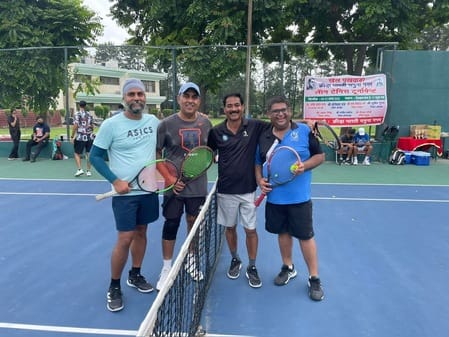 Rain ruined the lawn tennis competition, final postponed