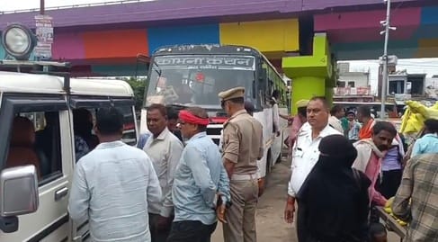Strictness on illegal vehicles, two buses seized