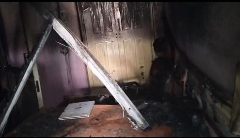 Fire broke out in Electro Homeopathic Clinic