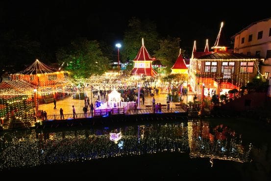 The faces of the traders blossomed as buyers flocked to the fair