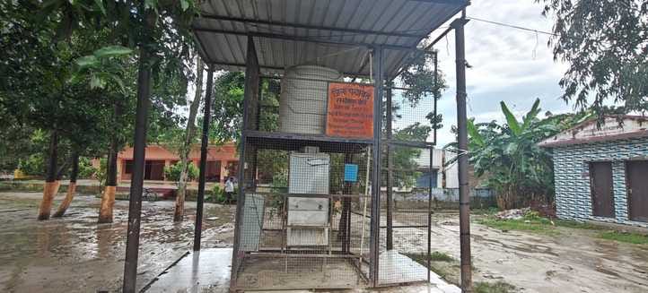 The water purifier installed in Siddhababa temple is not working