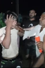 In Bahadurpur village, youths were mistaken for thieves and beaten up
