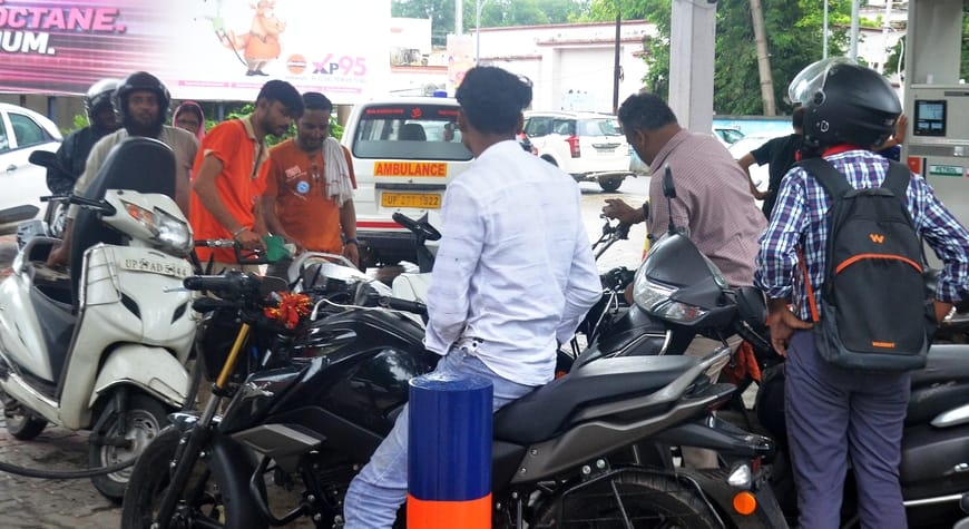On the very first day, the order was disobeyed, many petrol pumps gave petrol without helmet
