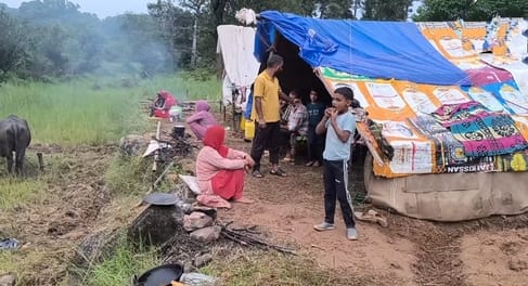 Udhampur, Karsel Village, Three Houses Destroyed, 25 in Danger