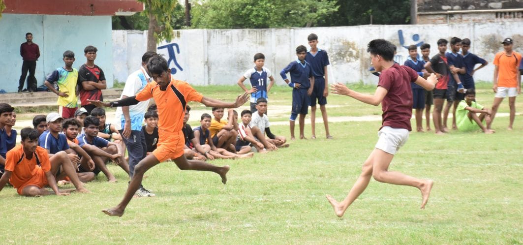 Rain caused a tie, SSB College and Rajkaran became the winners