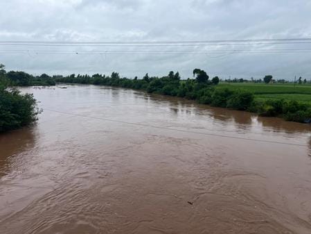 The fluctuation in Ghaggar increased the heartbeat