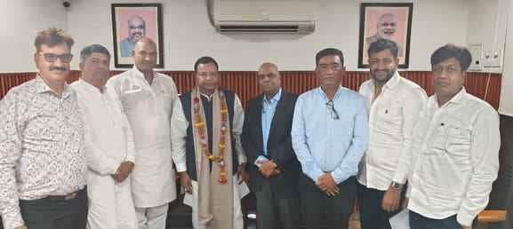 चित्तौड़गढ़ सांसद सीपी जोशी ने केंद्रीय वित्त राज्य मंत्री से की भेंट