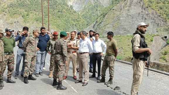 Ramban, DC And SSP, Karol, Matra-Gool Road, Inspection