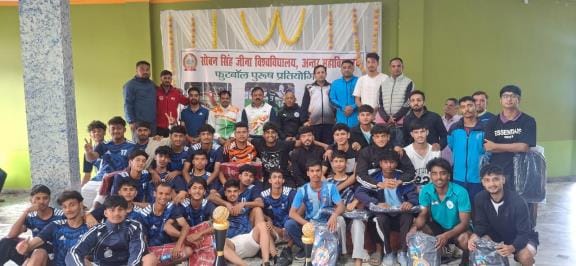 Tanakpur and Pithoragarh team joint winner of football tournament