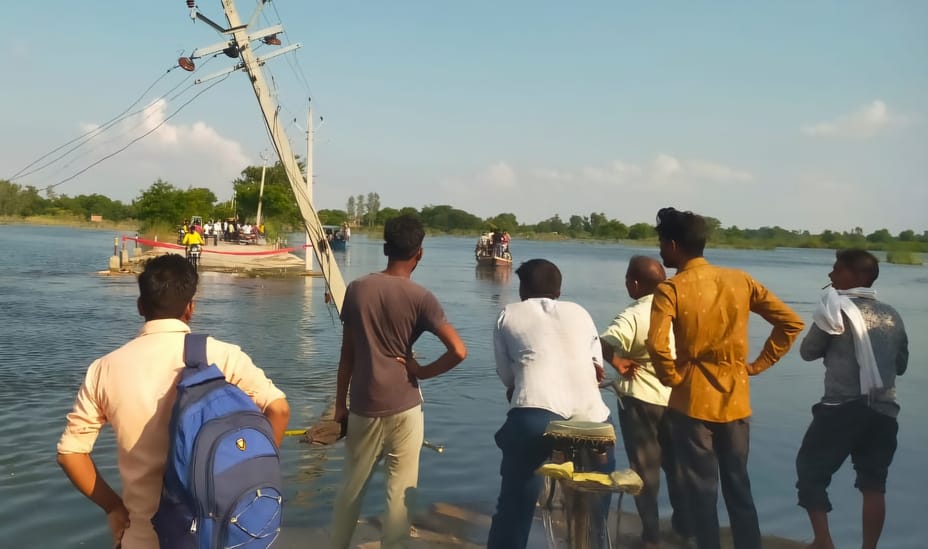 Floods cut off the Terai region, roads submerged, villages cut off from communication