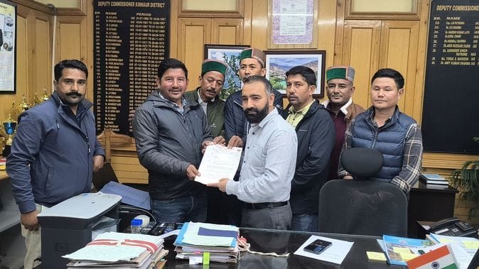 BJP sought help from the Chief Minister regarding the massive disaster in Kinnaur