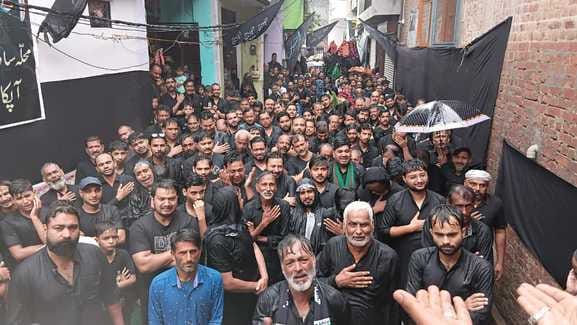 Jalsa-e-Amari took place in a sad atmosphere in Kundarki