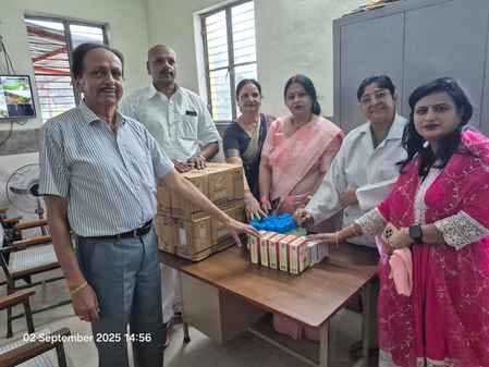 Gave medicine for cows on birthday