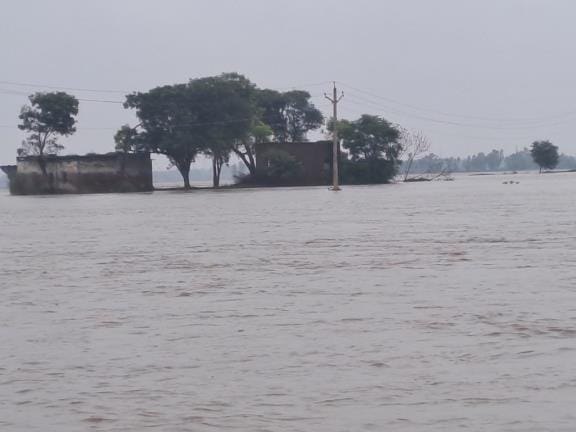 Villagers are scared due to rising water level
