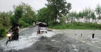 Sharda river water level 47 cm above the danger mark in lakhimpur kheri