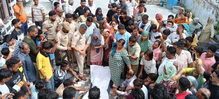 bishnah news, protest news
