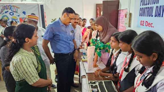 Students displayed their art through exhibition
