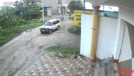 Muzaffarpur Bihar news : criminal came in scorpio to incident after see police flee away in reverse gair