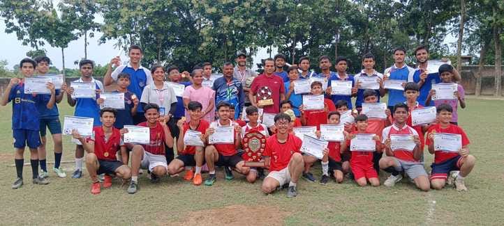 Manager XI won the friendly football match