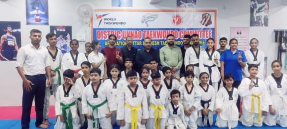 30 players showed their talent in Taekwondo color belt test