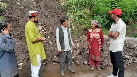 Many houses are in danger due to torrential rain in Telka area