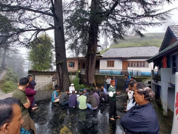 Declaration by Guru of Dev Kamrunag, rain will stop