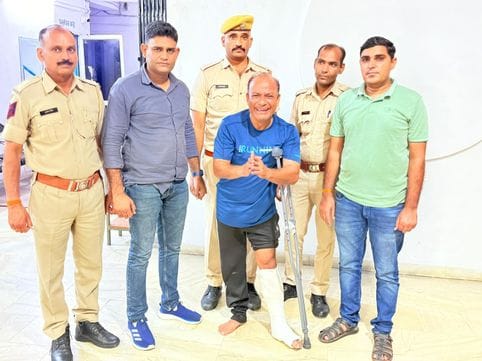 Udaipur News: नाबालिग से दुष्कर्म का आरोपी जिम ट्रेनर 9 दिन बाद गिरफ्तार, भागने की कोशिश में टूटी टांग