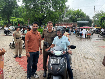 NCC launched helmet awareness campaign