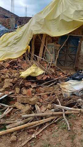 Four buffaloes died due to the wall collapse in Maihar, farmer suffered a loss of more than 2.5 lakhs