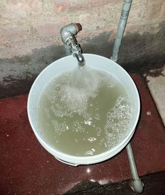 Contaminated water reaching homes, increased risk of diseases